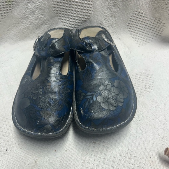 Alegria ALG-336 Blue Size 40 Women’s Clogs Mules Comfort - Picture 3 of 15